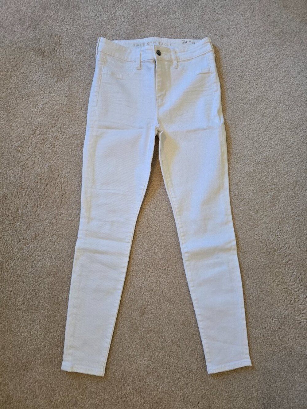 American Eagle White Jeggings